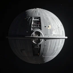 star wars death star in orbit around the planet earth