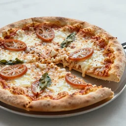 pizza, covered in teeth, 4 k, high definition, realistic, cinematic