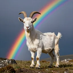 rainbow cosmic goat