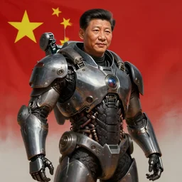 leader of people's republic of china xi jinping as a t - 8 0 0 terminator, highly detailed, digital painting, artstation, concept art, matte, sharp focus, illustration, art by artgerm and greg rutkowski and alphonse mucha