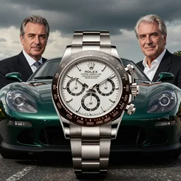 rolex watch daytona paul newman, detailed, carl spizwar, ismail inceoglu, sharply rule of thirds, photorealistic shading, focused