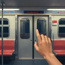 An abstract subway in 1970 with a touch of fantasy, matte painting, highly detailed, 8K, trending on cgsociety, vibrant lighting
