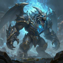 mount epic colossal ebonclaw mawrat screenshot world of warcraft mounts worldboss bioluminecant light concept sketch art and by feng zhu alena aenami artworks in 4 k beeple, by thomas kinkade heartstone overwatch blizzard 3 d rtx hdr
