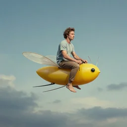 nathan fillion riding a firefly, surrealist