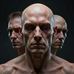 hyperrealistic dslr film still of schizophrenia, stunning 8 k octane comprehensive 3 d render, inspired by istvan sandorfi & greg rutkowski & unreal engine, perfect symmetry, dim volumetric cinematic lighting, extremely hyper - detailed, incredibly real lifelike attributes & flesh texture, intricate, masterpiece, artstation, stunning, 8 k 8 5 mm