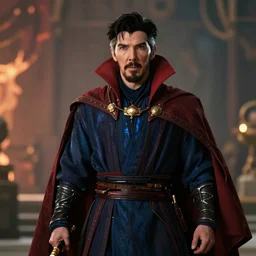 Film still of Doctor Strange, from Soulcalibur VI (2018 video game)