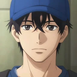 male with blue hat | | very very anime!!!, fine - face, audrey plaza, realistic shaded perfect face, fine details. anime. realistic shaded lighting poster by ilya kuvshinov katsuhiro otomo ghost - in - the - shell, magali villeneuve, artgerm, jeremy lipkin and michael garmash and rob rey