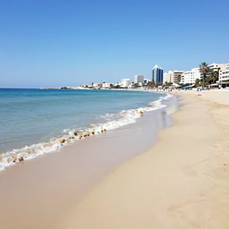 A beautiful photograph of paphos beach, 8k, hyper-detailed