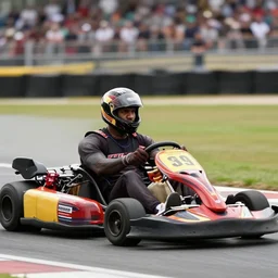 youtube thumbnail about lebron james go karting