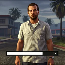 Sam Hyde in gta v loading screen artwork