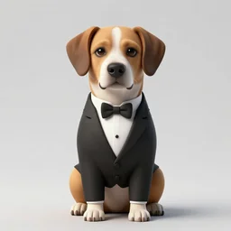 an anthropomorphic dog wearing a tuxedo suit,Character design by charlie bowater, ross tran, artgerm, and makoto shinkai, detailed, inked, western comic book art, 2021 award winning painting,photorealistic,detailed face,professional lighting,studio photograph,hyperdetailed,deviantart,artstation