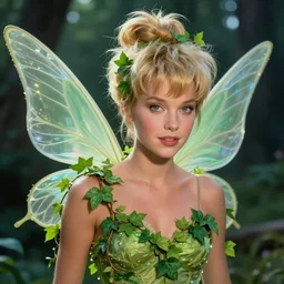portrait of a beautiful young olivia newton john from grease as titania, summer queen. faerie queen. queen of light, green, poison ivy, made by caravaggio stanley artgerm lau wlop rossdraws artstation cgsociety concept art cgsociety octane render