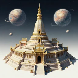 highly detailed illustration of a temple on a strange planet, juxtapoz magazine, moebius, kilian eng, behance, deviant art, thomas rome