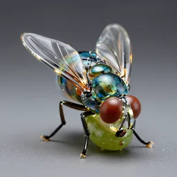 fly fruit made of glass