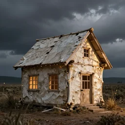 house made of bones