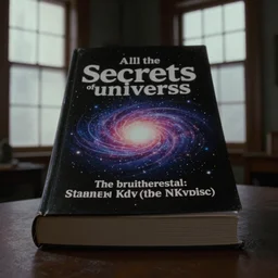 screenshot of a book where all the secrets of the universe exist, 1990s psychological thriller by Stanely Kubrick film, color, anamorphic lenses, detailed, sunlit windows, moody cinematography