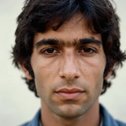 close-up portrait of a man, kodachrome film, Steve McCurry
