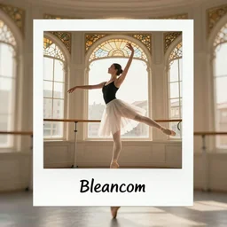 4k low angle view photograph, a ballet girl train in a studio, window light, detailed, neutral background, art nouveau, golden hour, Bleach bypass, warm tones, beige colors, digital 2D, soft lights, polaroid, High-key lighting, Charlie Bowater, James Jean, Ivan Bilibin, Ross Tran, Tom Bagshaw