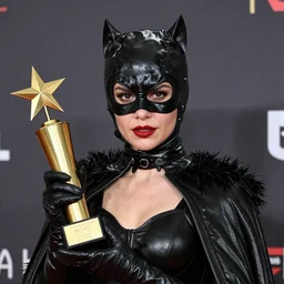 High definition, high octane, award winning photo of Catwoman, realistic.