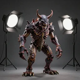 a monstrosity, studio lighting, detailed, 4k