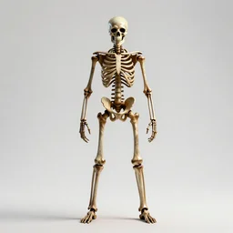 skeleton warrior, cinematic studio photo, full body, standing, isolated on a pure white background, centered, whole figure in frame, sharp focus, studio lighting