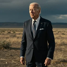 movie still of Joe Biden playing Clint Eastwood in the movie fistful of dollars