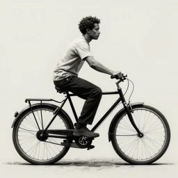 a completely original artwork by banksy including a bike,  trending on artstation, highly detailed, octane render