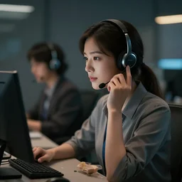 call center in the style of the tv show, hyper realistic, ambient lighting, concept art, intricate, hyper detailed, smooth, volumetric lighting, octane