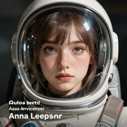 portrait Anime space cadet girl Anna Lee Fisher anime cute-fine-face, pretty face, realistic shaded Perfect face, fine details. Anime. realistic shaded lighting by Ilya Kuvshinov Giuseppe Dangelico Pino and Michael Garmash and Rob Rey, IAMAG premiere, aaaa achievement collection, elegant freckles, fabulous, daily deviation, annual award winner