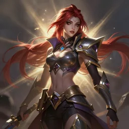 katarina minimalist arcane league of legends wild rift hero champions tank support marksman mage fighter assassin, design by lois van baarle by sung choi by john kirby