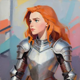 greg manchess portrait painting of partially armored aka hermine jean granger as overwatch character, medium shot, asymmetrical, profile picture, organic painting, sunny day, matte painting, bold shapes, hard edges, street art, trending on artstation, by huang guangjian and gil elvgren and sachin teng