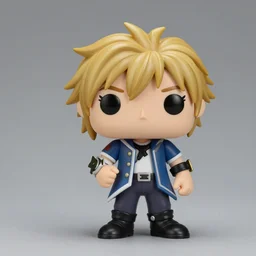sora from kingdom hearts as a funko pop figure, product photography, highly detailed, high res, 8 k, photorealistic
