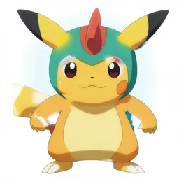 a pokèmon creature with the face of Nicolas cage