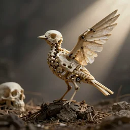 bird made of : : bones : :