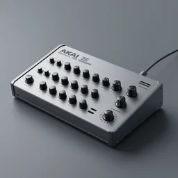 concept of futuristic akai sampler, 3 d render, octane render, hard surface,