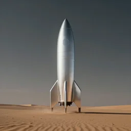 a pure silver minimalist rocket has landed on a desert, minimalist design, by jean delville and sophie anderson and mandy jurgens and ralph mac quarrie, retrofuturism, immaculate scale, moody atmosphere, cinematic atmospheric, cinematic lighting, golden ratio, perfect composition, elegant, no crop, extremely detailed, 4 k, hd, sharp focus, masterpiece, trending on artstation