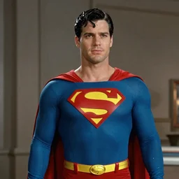 film still of Linus Sebastian as Superman in Superman, 4k