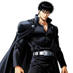 magneto in berserk, art by kentaro miura