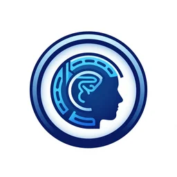logo for an artificial intelligence startup it the synthetic media area