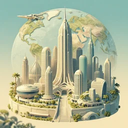a beautiful illustration of a retro futuristic city of carved into amazon on another world by Ralph McQuarrie| sparth:.2 | Time white:.4 | Rodney Mathews:.2 | Graphic Novel, Visual Novel, Colored Pencil, Comic Book:.2