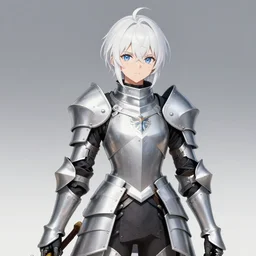 ilya kuvshinov anime illustration knight girl in armor white hair, last exile, murata range, fine detail, perfect anime face, dramatic lighting, dynamic composition, ( ( ( gustav klimt ) ) ), art deco, cel shading, vivid, rich texture, yoshinari yoh, alphonse mucha, ( ( ( colorful ) ) )