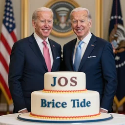 joe biden made of cake
