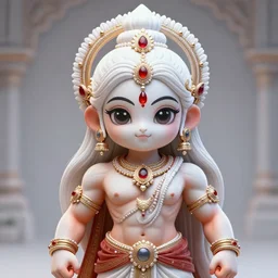 [ muscular ] [ abs ] cute kawaii white hindu girl wearing intricate hindu accessories and clothes, digital art, trending on artstation, hd, 8 k, highly detailed, good lighting, beautiful, epic, masterpiece