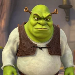 shrek really angry
