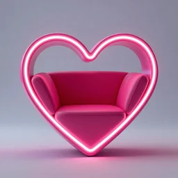 Heart Neon Couch