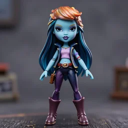 still figurine of monster high donald trump doll from avatar movie, personification, detailed product photo, tone mapped, beautiful composition, 8 5 mm, f. 1 8, soft lighting