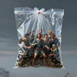 transparent plastic bag floating in the wind, fantasy art, ultra realistic, cinematic, cinematic, wide angle, intricate details, highly detailed by nance danforth, caravaggio, aaron horkey, boris vallejo, wayne barlowe, craig mullins, roberto ferri,