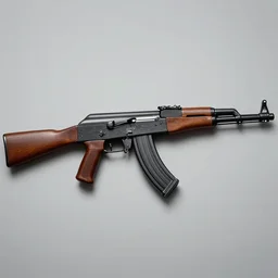 Photo of an AK-47 designed by Tadanori Yokoo
