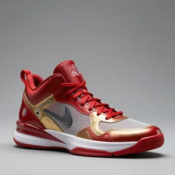 basketball sneakers concept of iron man, trending on artstation, smooth, sharp focus