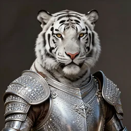a beautfiul award winning commission portrait of an anthro albino tiger wearing diamond victorian armour,digital art,art by greg rutkowski,character design by charles bowater,photorealistic,ross tran,hyperdetailed,detailed face,fascinating,2021,western comic style